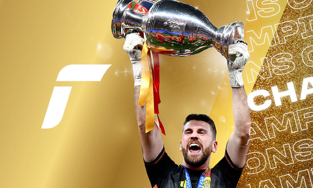 Reusch Keeper Unai Simón & Spanien sind Europameister 