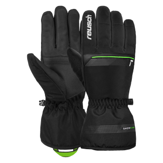 Reusch Snow King 6401198 7716 black green 1.png