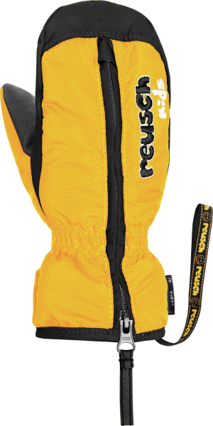 Reusch Ben Mitten 4685408 2505 black yellow front.