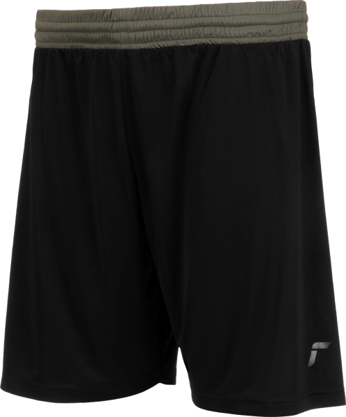 Reusch Match Short 5118705 7050 black green front.
