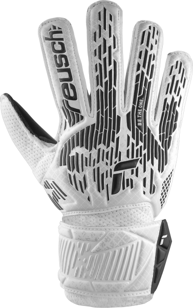 Reusch Attrakt Solid 5470016 1101 white black fron