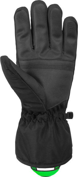 Reusch Snow King 6201198 7716 black green back.png