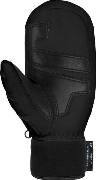 Reusch World Champ Mitten 6301405 7700 black back.