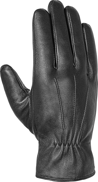 Reusch Leather Glove Man 6599135 7700 black front.